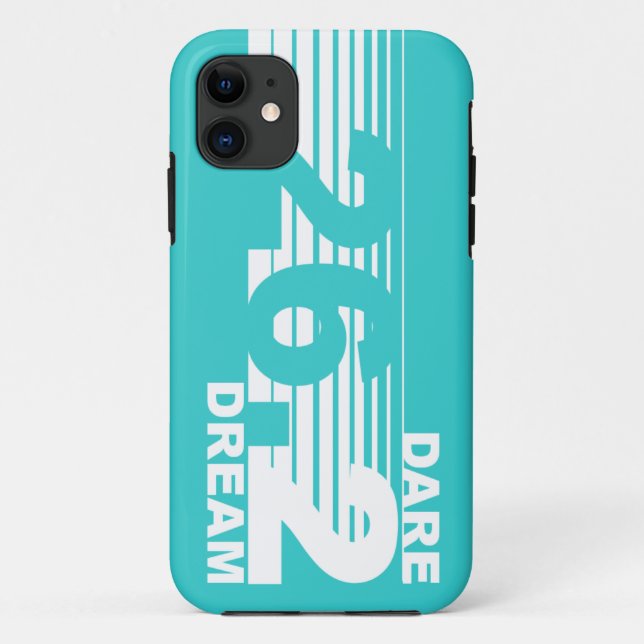 Dare 2 Dream - 26.2 Marathon iPhone 5 Case - Teal (Back)