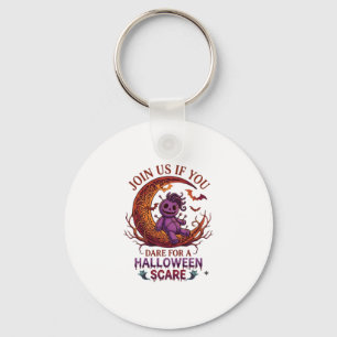 Dare Halloween Scare Purple Voodoo Doll Crescent M Keychain