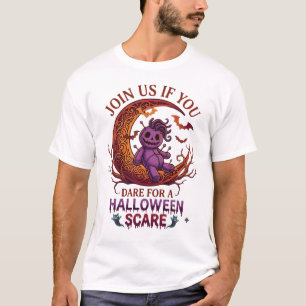 Dare Halloween Scare Purple Voodoo Doll Crescent M T-Shirt