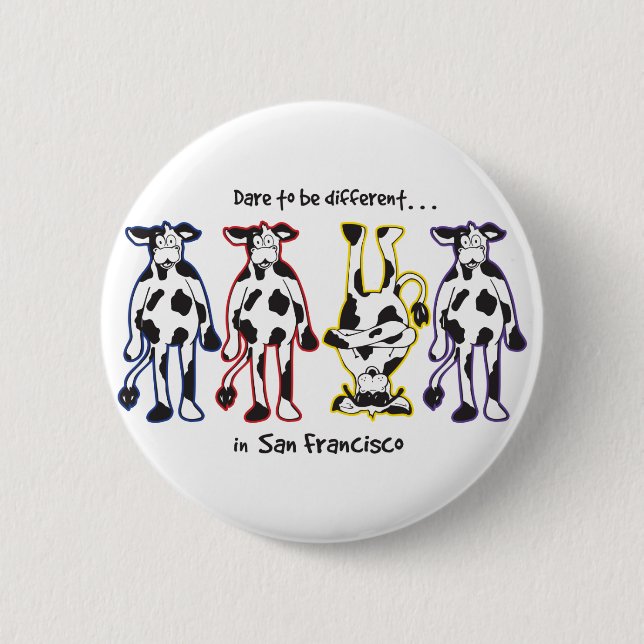 DARE-SAN-FRAN 2 INCH ROUND BUTTON (Front)