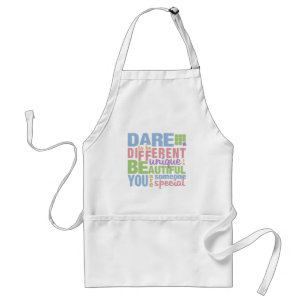 Dare To Be Different apron - choose style