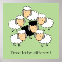 Dare To Be Different Black Sheep
