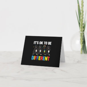 Dare To Be Different   Funny Newfie   Cute Newfie Card