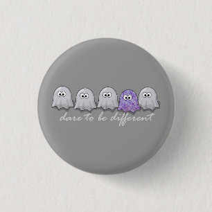 Dare to be Different Ghosts 1 Inch Round Button
