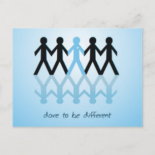 Dare to be Different Postcard