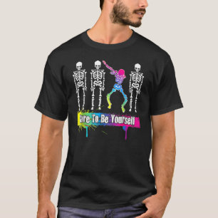 Dare To Be Yourself Cute Lgbt Pride T-Shirt