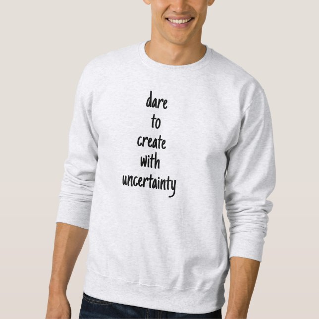 Dare To Create Men's Basic Sweatshirt (Front)