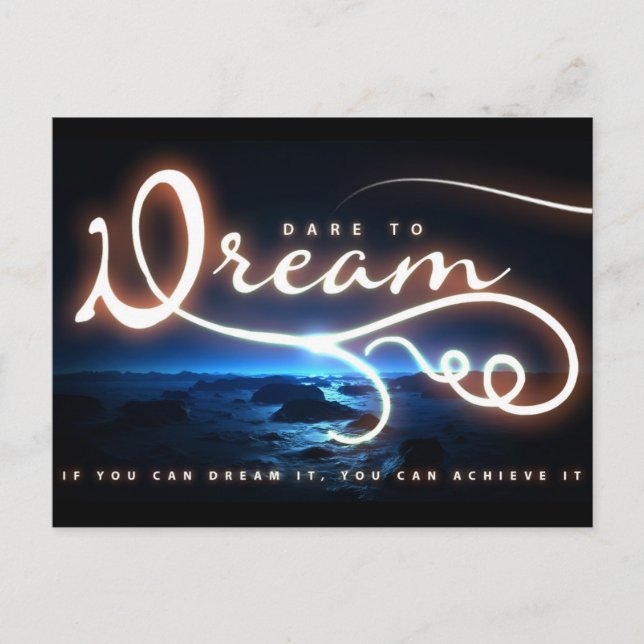 Dare to Dream Postcard (Front)