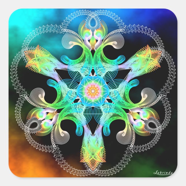 Dare to Dream Square Sticker (Front)