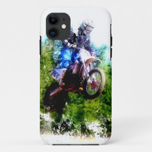 "Dare to Fly" Motocross Rider iPhone 11 Case