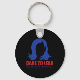 Dare To Lead Kamala Harris 2024 Supporter Keychain
