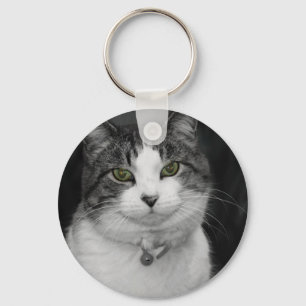 Dare to Look Into My Green Eyes Keychain