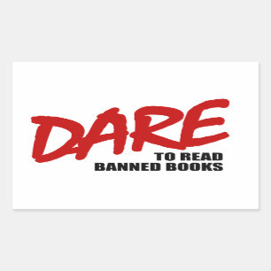 DARE to read banned books Sticker