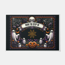 Dare to Step In Halloween Doormat