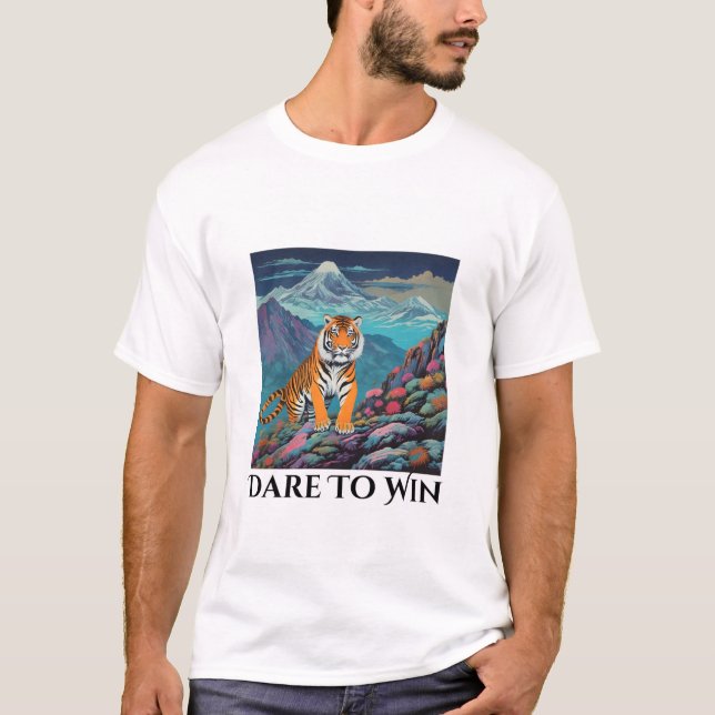 Dare to Win Tiger T-Shirt (Front)