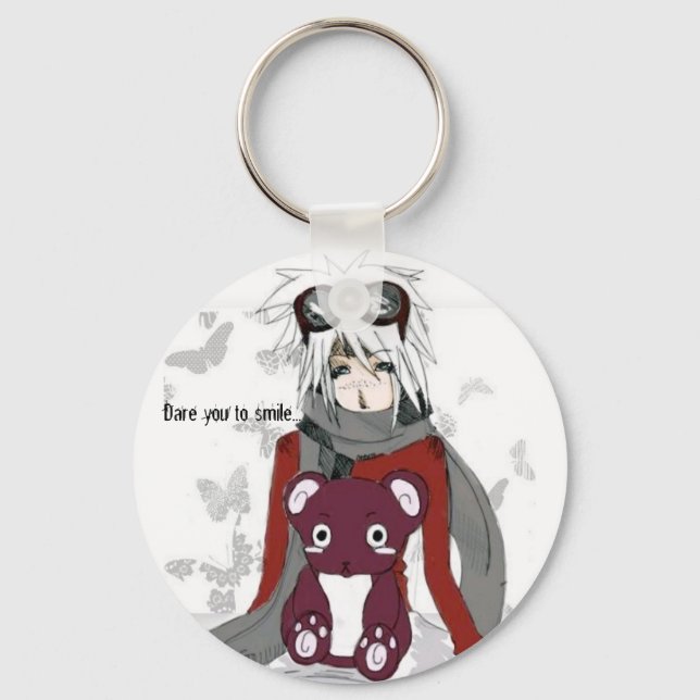 Dare you to smile...Keychain! Keychain (Front)
