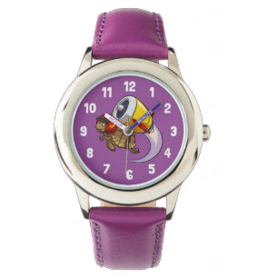 Daredevil Flying Tortoise with a Jet Pack Cartoon Watch