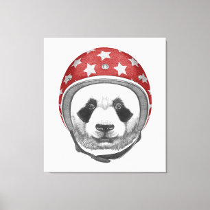 Daredevil Panda Canvas Print