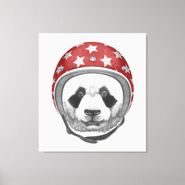 Daredevil Panda Canvas Print (Front)