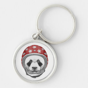 Daredevil Panda Keychain