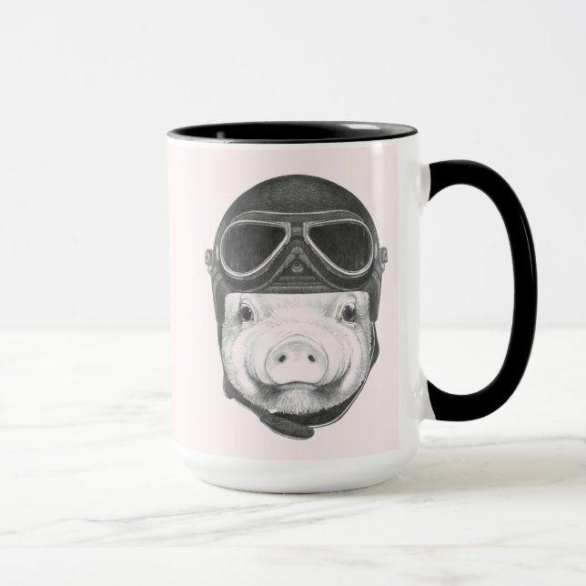 Daredevil Pig Mug (Right)