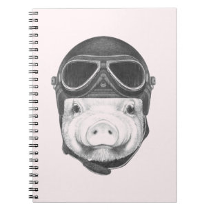Daredevil Pig Notebook