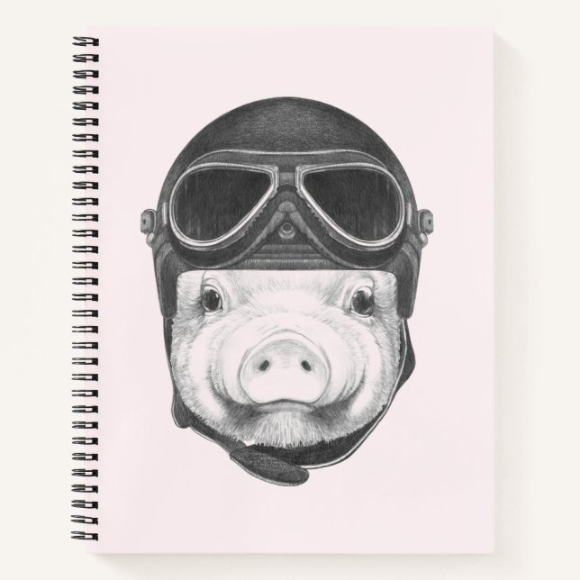Daredevil Pig Notebook (Front)