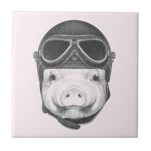 Daredevil Pig Tile