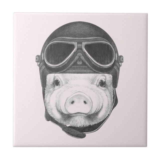 Daredevil Pig Tile (Front)