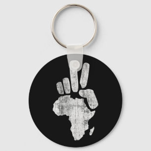 darfur africa peace hand keychain