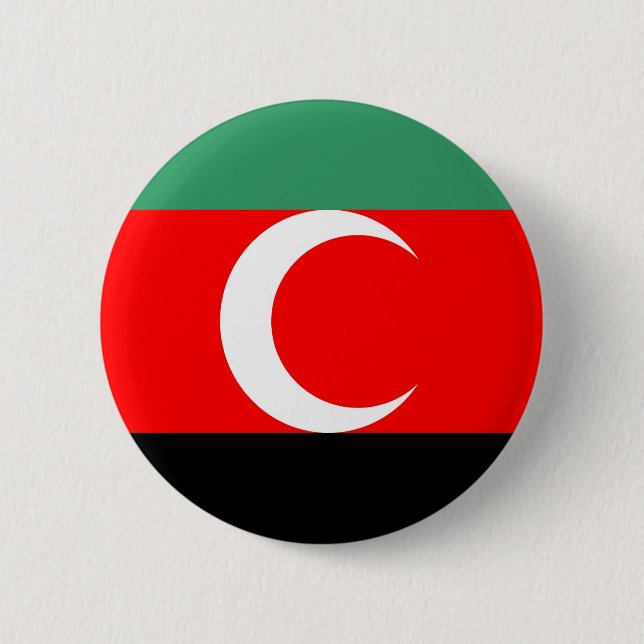 darfur region ethnic flag sudan country 2 inch round button (Front)