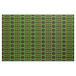 Dargonfly in Flames Fractal Patterned Craft Fabric