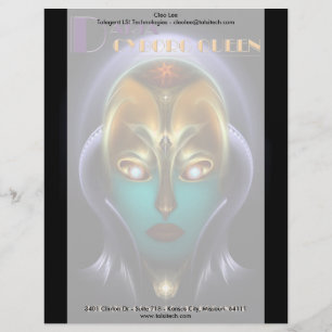 Daria Cyborg Queen Letterhead