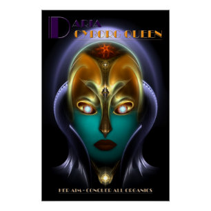 Daria Cyborg Queen Perfect Poster