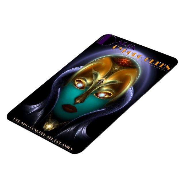 Daria Cyborg Queen Photo Magnet (Left Side)