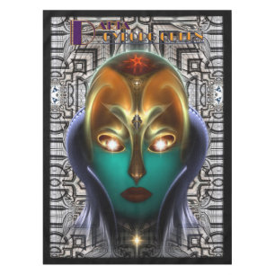 Daria Cyborg Queen Tech Custom Table Cloth