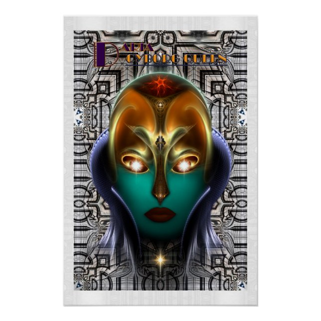 Daria Cyborg Queen Tech Poster parfait (Devant)
