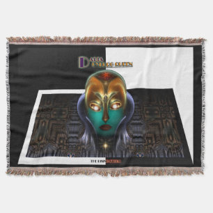 Daria Cyborg Queen The Rising Storm Throw Blanket