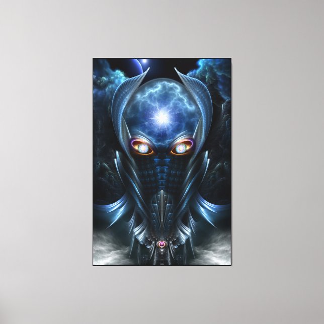 Darian Warrior Canvas Print (Front)