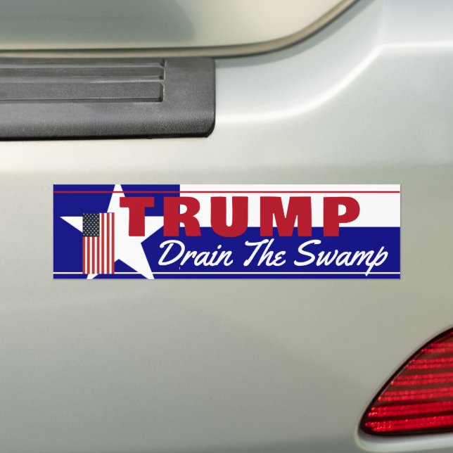 Darin the Swamp Bumper Sticker (On Car)