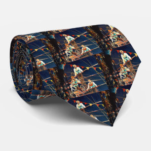 Daring Flying Wallendas Trapeze Circus Act Tie