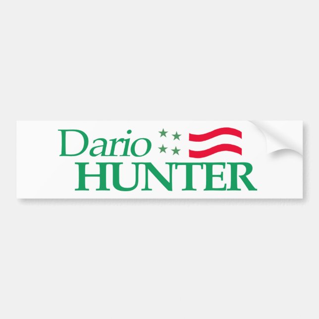 Dario Hunter 2020 Bumper Sticker (Front)