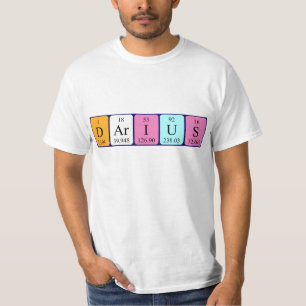 Darius periodic table name shirt