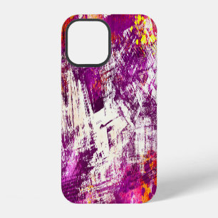 Dark Abstract Blots Background iPhone 12 Case
