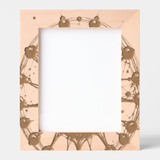 Dark Abstract Dreamcatcher Organic Tech Art Etched Frames