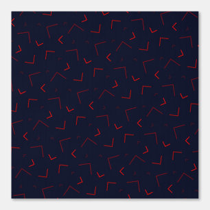 Dark Abstract Pattern with Red Accents Wallpaper