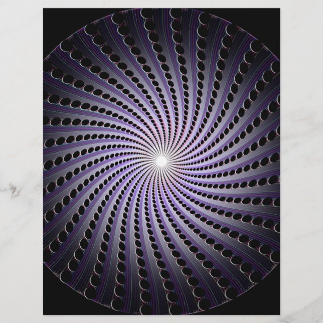Dark Abstract Spiral: Flyer (Front)