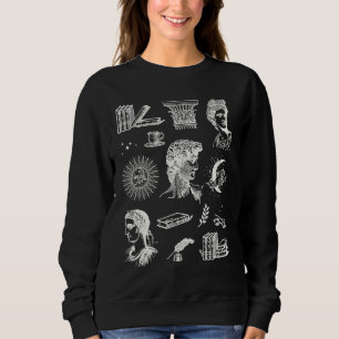 Dark Academia Aesthetic Book Bookaholic Sweatshirt