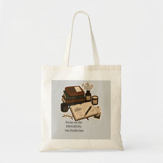 Dark Academia Aesthetic Study Planner  Tote Bag