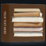 Dark Academia Antique Books Binder<br><div class="desc">This captivating painting features a beautifully arranged stack of antique brown bound books, evoking the essence of dark academia with its moody tones and vintage charm. Perfect for lovers of classic literature, Charlotte Brontë’s ‘Jane Eyre’ and Mary Shelley’s ‘Frankenstein’ are featured on the spines. With its rich, textured details and...</div>